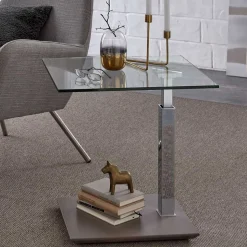 Glas Beistelltisch Hataia
