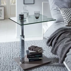 Glas Beistelltisch Hataia