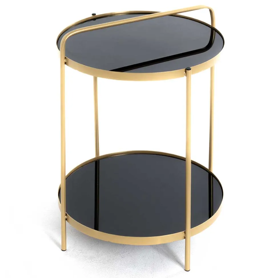 Glas Beistelltisch Ojana