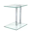 Glas Beistelltisch Permele