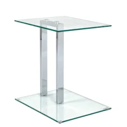 Glas Beistelltisch Permele