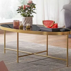 Glas Couchtisch Cassius