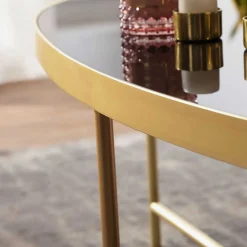Glas Couchtisch Cassius