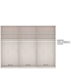 Gleittürenschrank ohne Spiegel Tudana