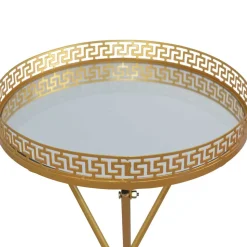 Goldener Beistelltisch Ozaba