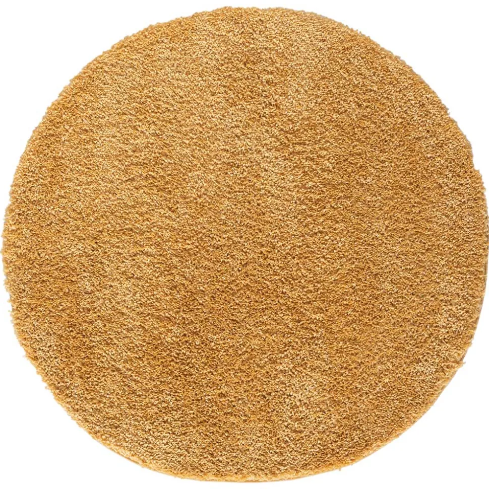 Goldgelber Shaggy Teppich Merka