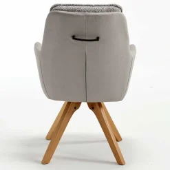 Graue Polsterstühle Zebastio