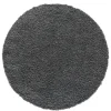 Grauer Hochflor Teppich Fachet