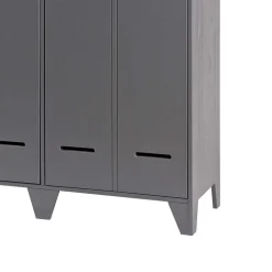 Grauer Spindschrank Leonora