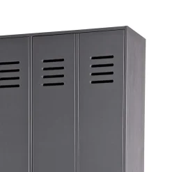 Grauer Spindschrank Leonora