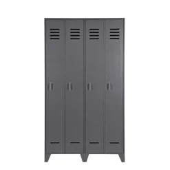 Grauer Spindschrank Leonora