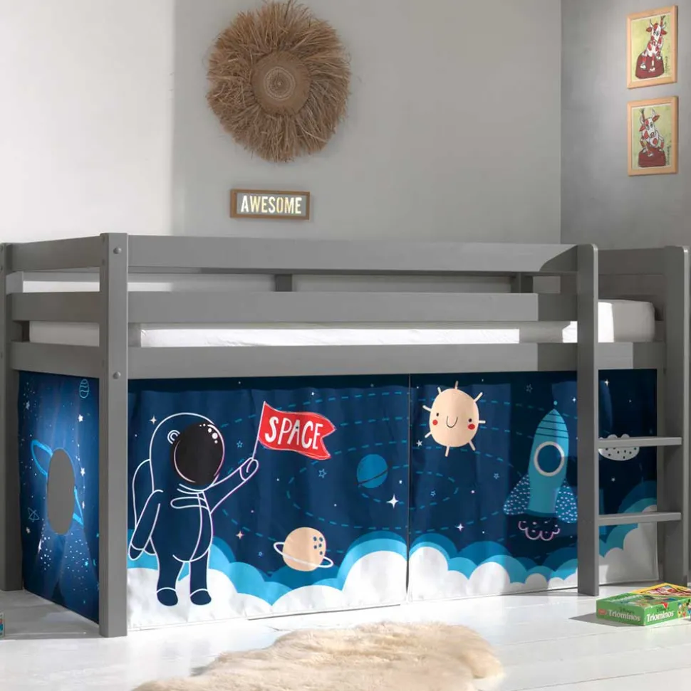 Graues Kinderhochbett Henrietta