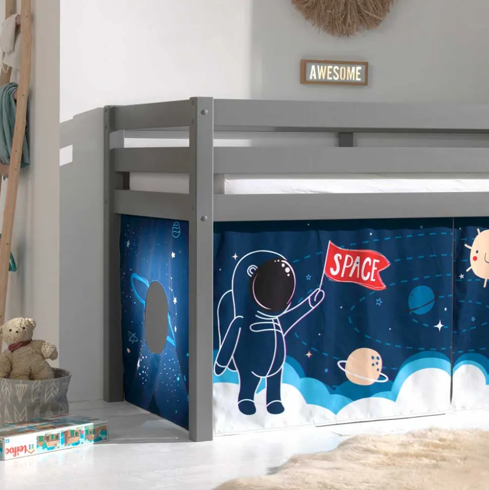 Graues Kinderhochbett Henrietta