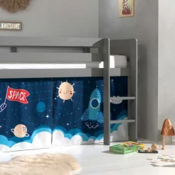 Graues Kinderhochbett Henrietta