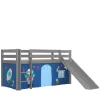 Graues Kinderzimmer Bett Lilano