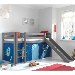 Graues Kinderzimmer Bett Lilano