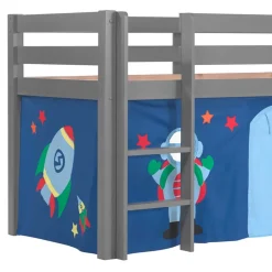 Graues Kinderzimmer Bett Lilano