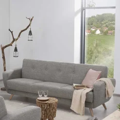 Graues Schlafsofa Rujona