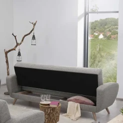 Graues Schlafsofa Rujona