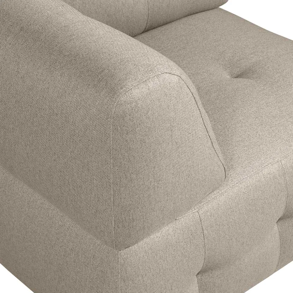 Graues Sofa Eckmodul Stecma