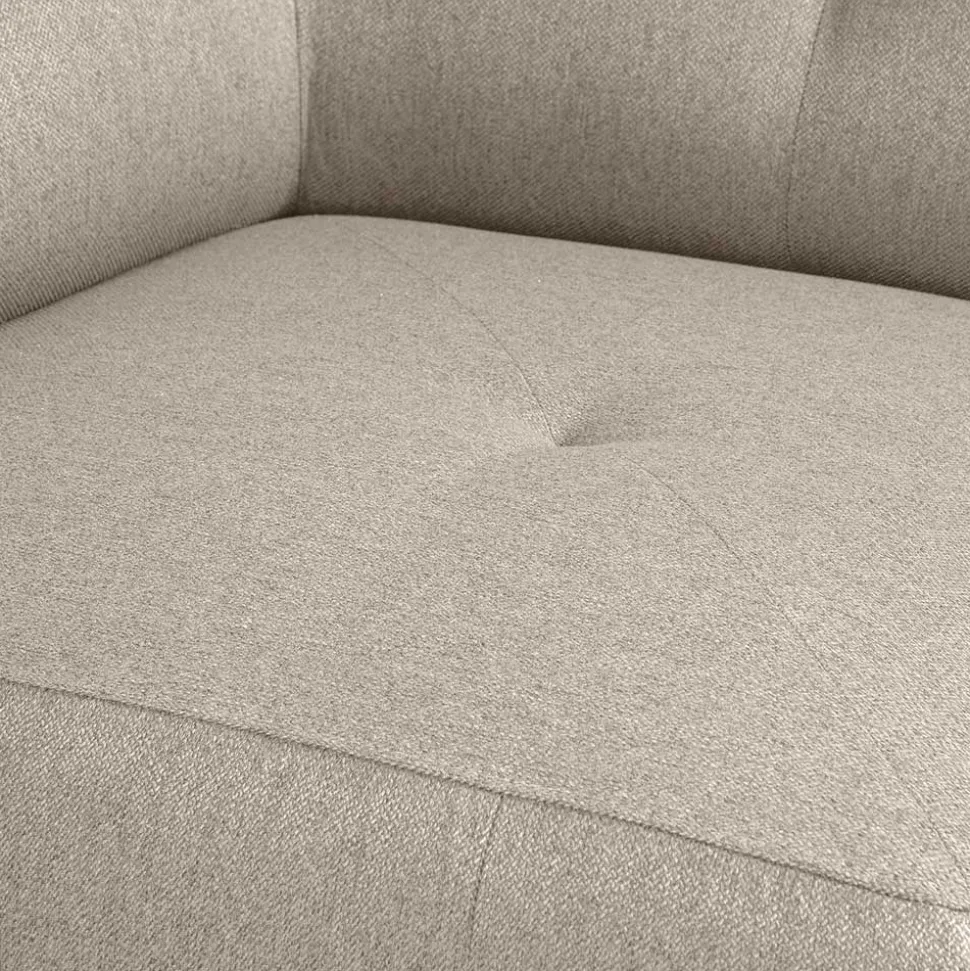 Graues Sofa Eckmodul Stecma