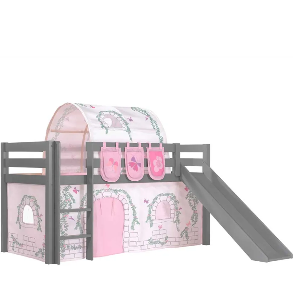 Graues Spielhochbett Mapino