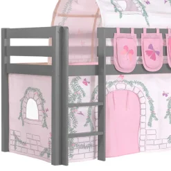 Graues Spielhochbett Mapino