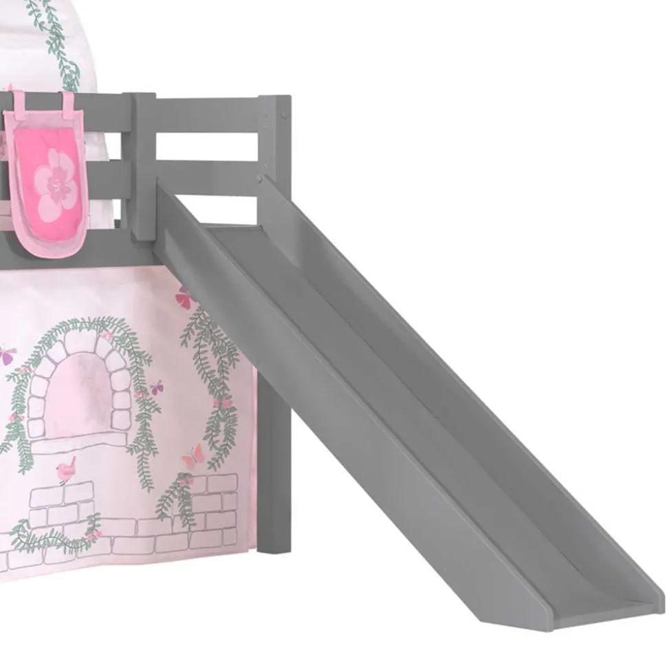 Graues Spielhochbett Mapino