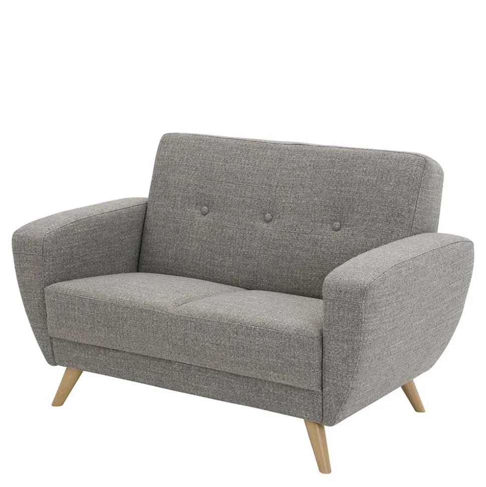 Graues Zweiersofa Rujona