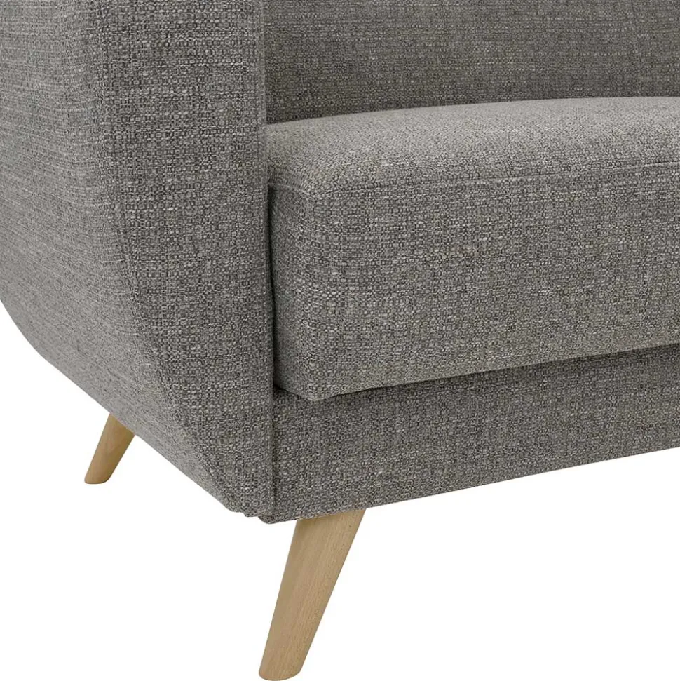 Graues Zweiersofa Rujona