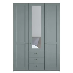 Graugrüner Kleiderschrank Forjan