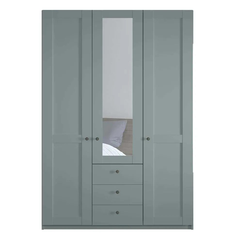 Graugrüner Kleiderschrank Forjan