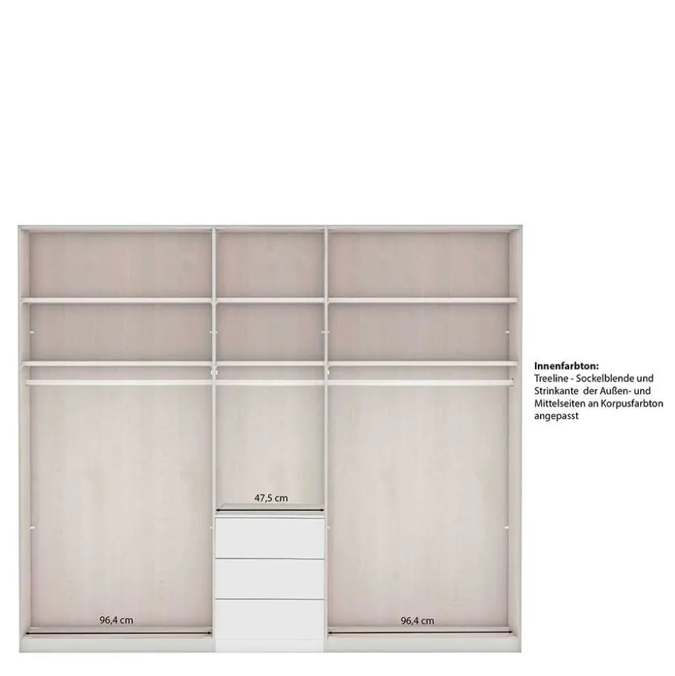 Großer Kleiderschrank Landhaus Forjan