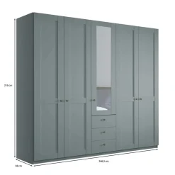 Großer Kleiderschrank Landhaus Forjan
