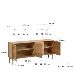 Großes Sideboard Aude