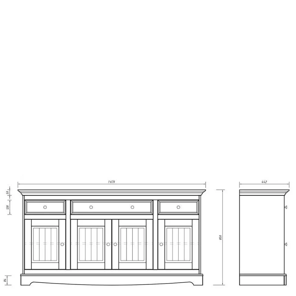 Großes Sideboard Renero