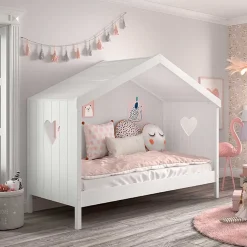 Hausbett für Kinder weiß Ciomore
