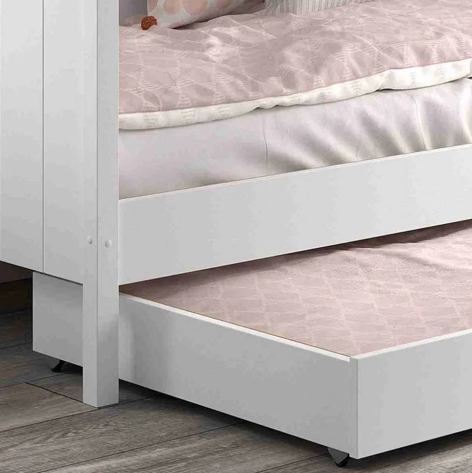 Hausbett für Kinder weiß Ciomore