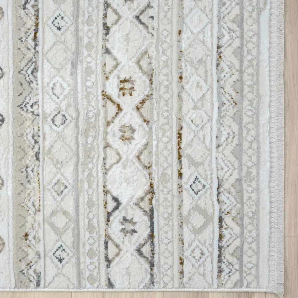 Heller Landhaus Teppich Fenya