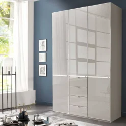 Hellgrauer Kleiderschrank Voscona
