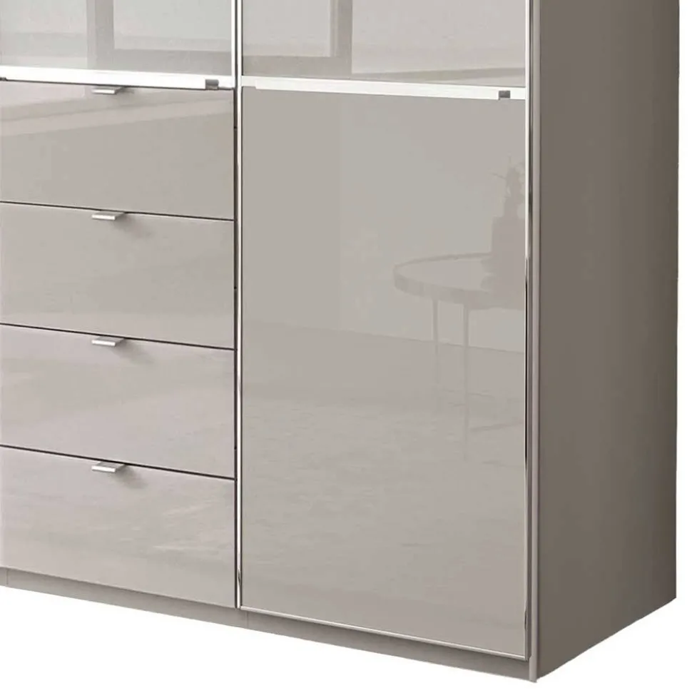 Hellgrauer Kleiderschrank Voscona