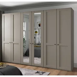 Hellgrauer Schlafzimmerschrank Saconso
