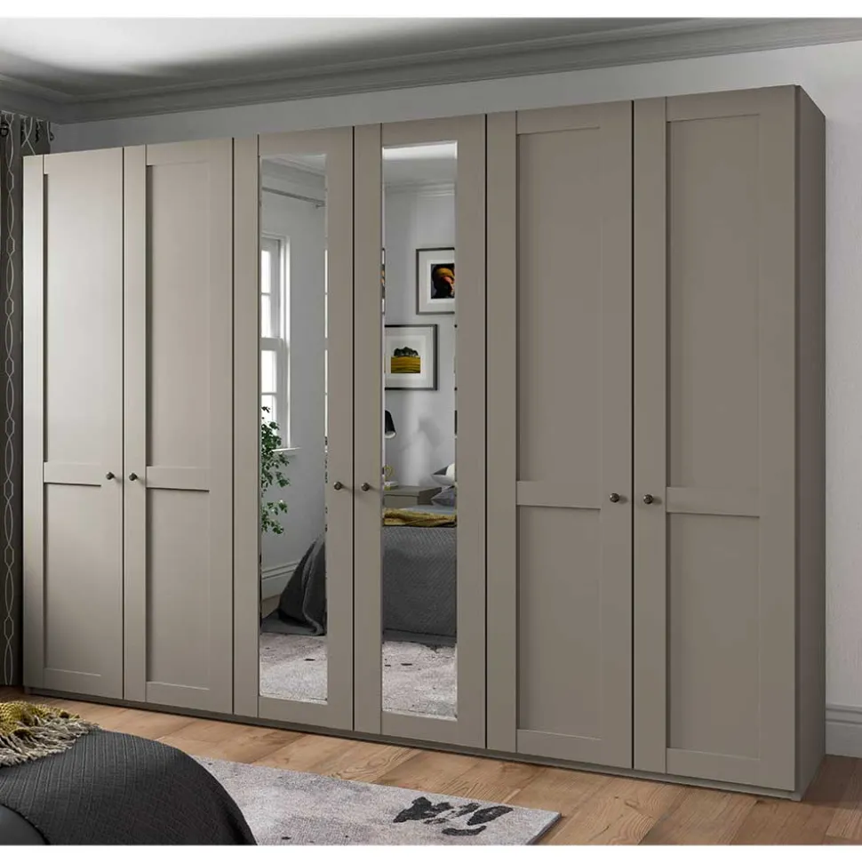 Hellgrauer Schlafzimmerschrank Saconso