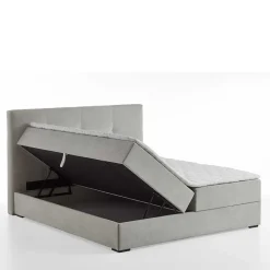 Hellgraues Boxbett Angelo