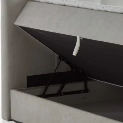 Hellgraues Boxbett Angelo