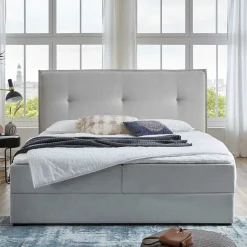 Hellgraues Boxbett Valpara