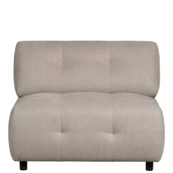Hellgraues Flachgewebe Sofa Element Cracks