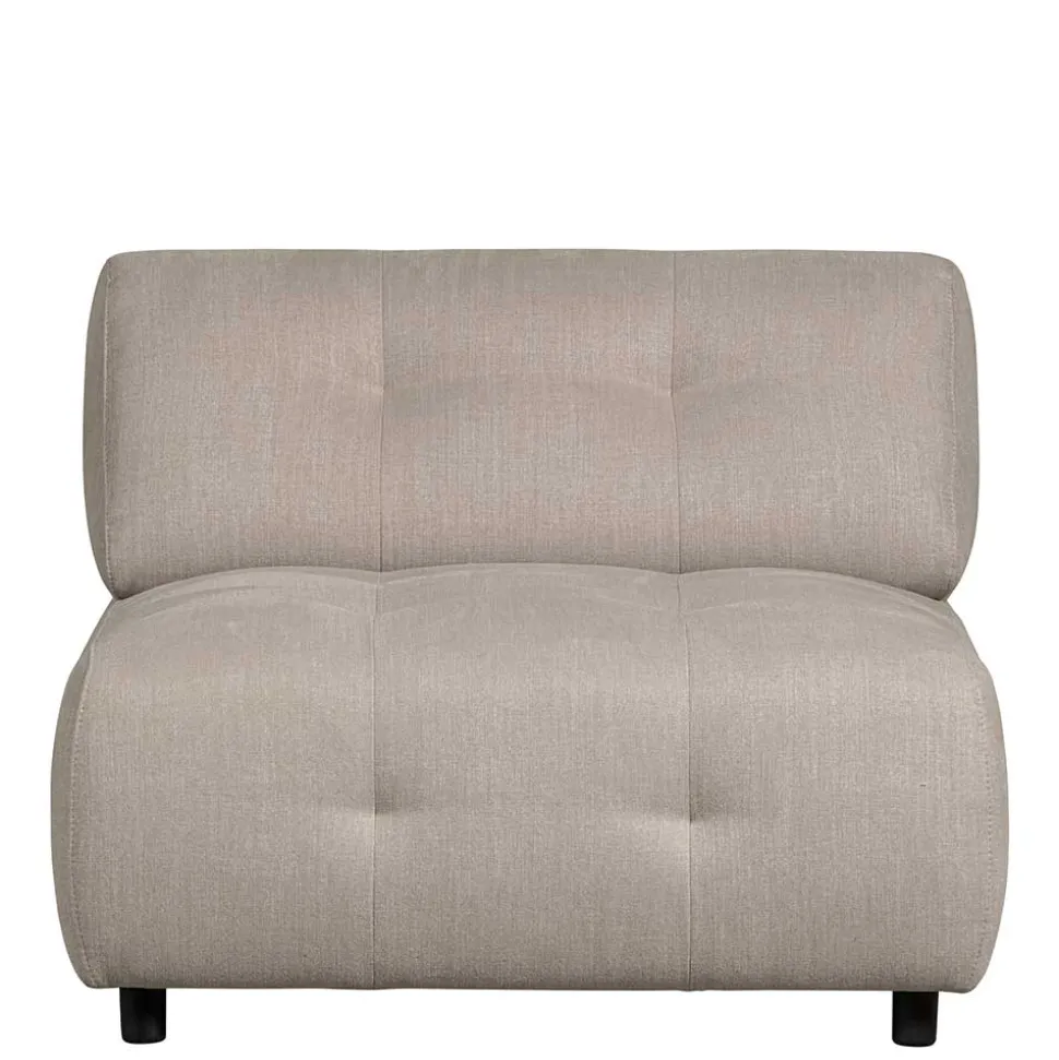 Hellgraues Flachgewebe Sofa Element Cracks