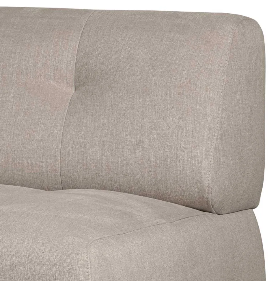 Hellgraues Flachgewebe Sofa Element Cracks