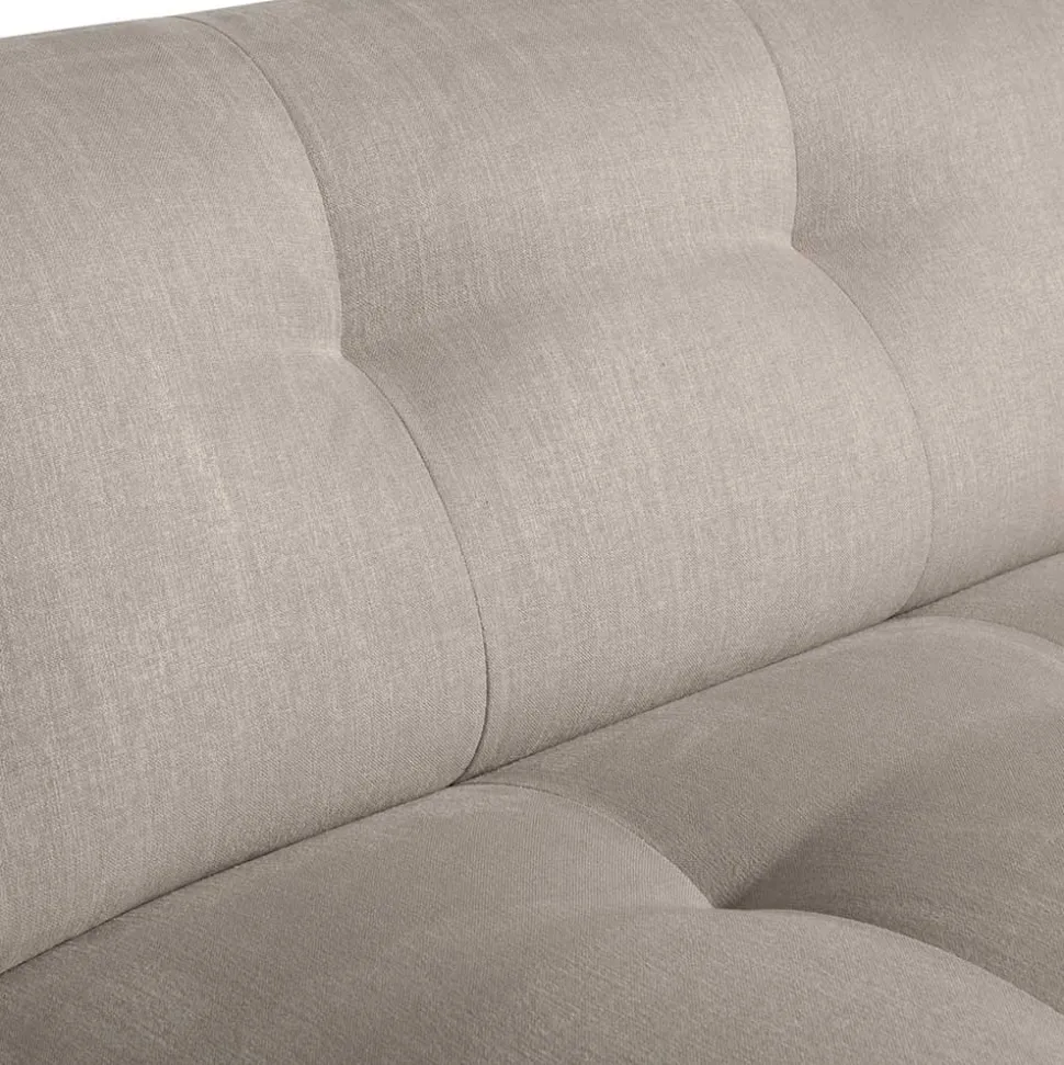 Hellgraues Flachgewebe Sofa Element Cracks
